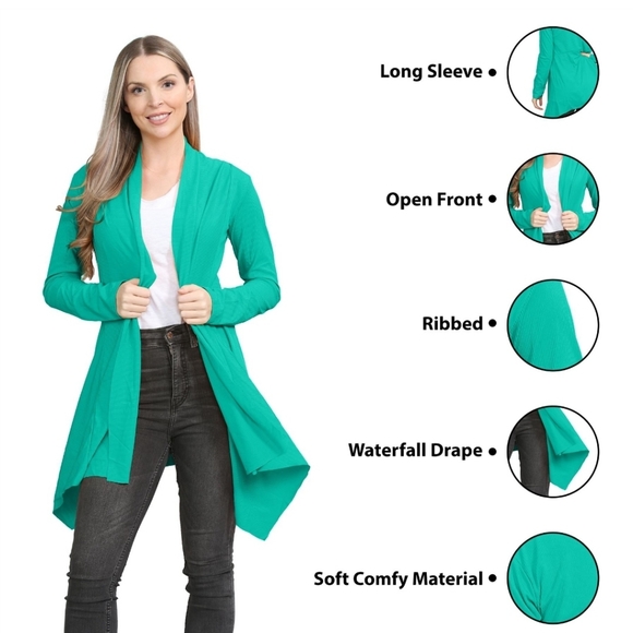 Calvin klein Performance Asymmetric Cardigan - Picture 1 of 6